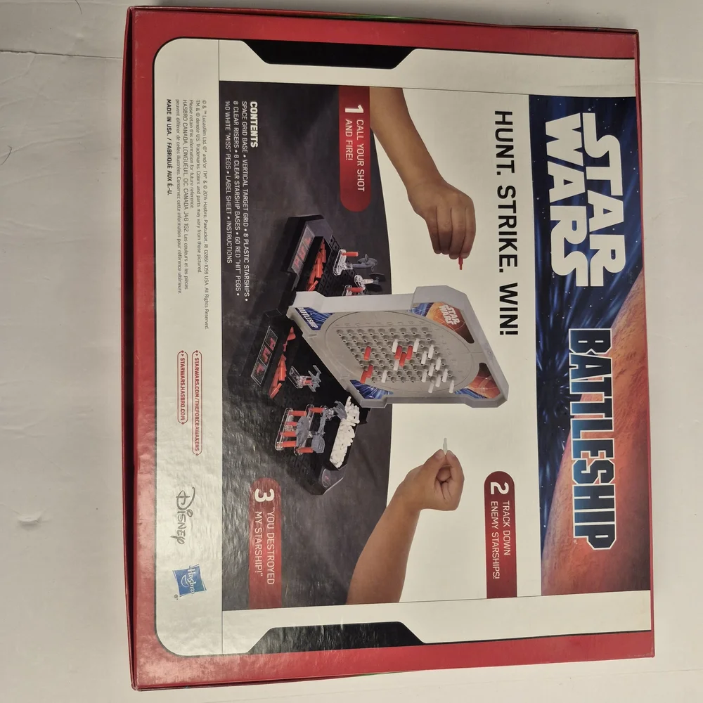 Star Wars Battleship 2014 Edition‎ Made In USA Complete Disney Hasbro Gaming